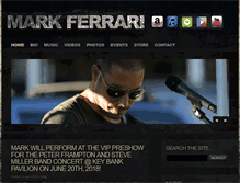 Tablet Screenshot of markferrarimusic.com